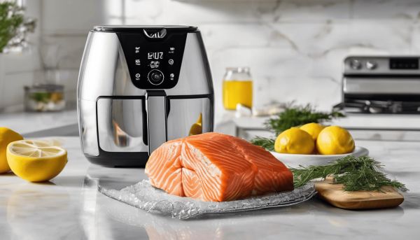 Comment cuire le saumon surgelés au air fryer facilement